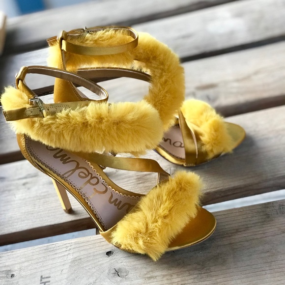 sam edelman yellow pumps